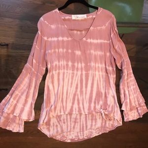 Pink Tie-Dye Long Sleeve